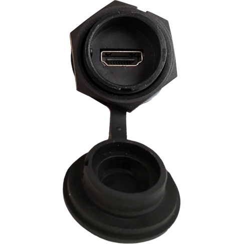 Switchcraft-D24295-WA Steckverbinderzubehör Connector Accessories Panel Seal Straight Thermoplastic Elastomer