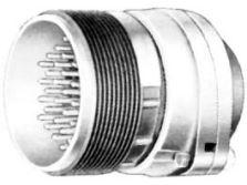 Amphenol-MS3101R20-23S Connecteur circulaire Conn Circular SKT 2 POS Solder Cup ST Cable Mount 2 Terminal 1 Port