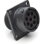 Conn Circular SKT 8 POS Crimp ST Panel Mount 8 Terminal 1 Port