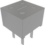 Conn Socket Strip SKT 4 POS 2.54mm Solder ST Top Entry Thru-Hole Layer