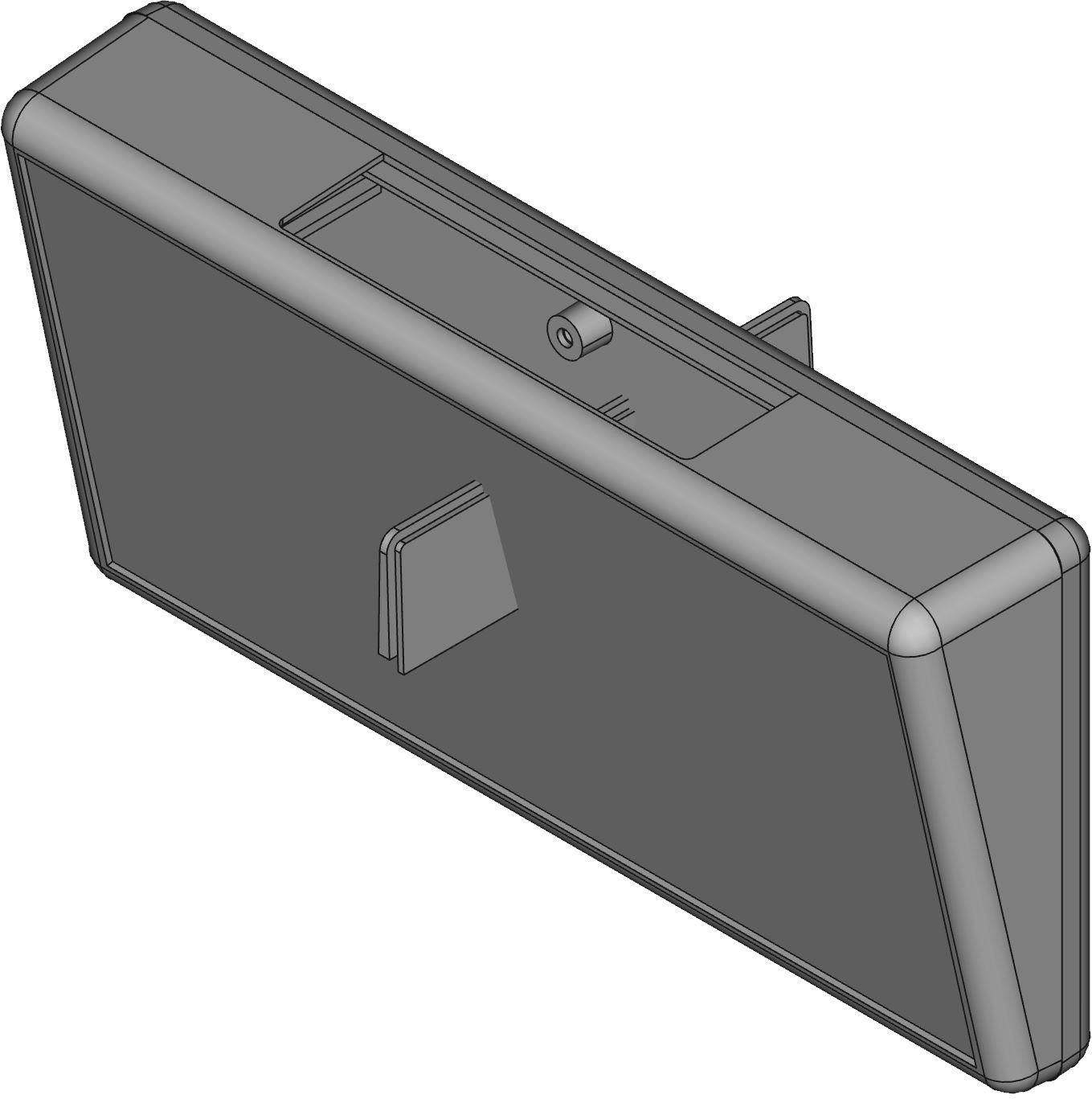 Hammond Manufacturing-1599ESTSGY Boîtes, boîtiers et supports Light Gray Acrylonitrile Butadiene Styrene Sloped Console Enclosure