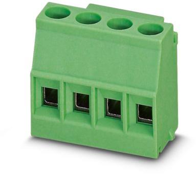 PHOENIX CONTACT-1707234 Connector Terminal Blocks Conn PC Terminal Block 4 POS 5mm Solder Thru-Hole 24A Cardboard