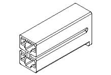 Molex-35189-0200 分立接线罩连接器 Conn Housing RCP 2 POS 6mm Crimp ST Cable Mount MP-Lock™ Bag