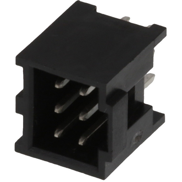 Molex-90130-1106 Cabezales del conector y receptáculos PCB Conn Shrouded Header (4 Sides) HDR 6 POS 2.54mm Solder ST Thru-Hole C-Grid III Tray