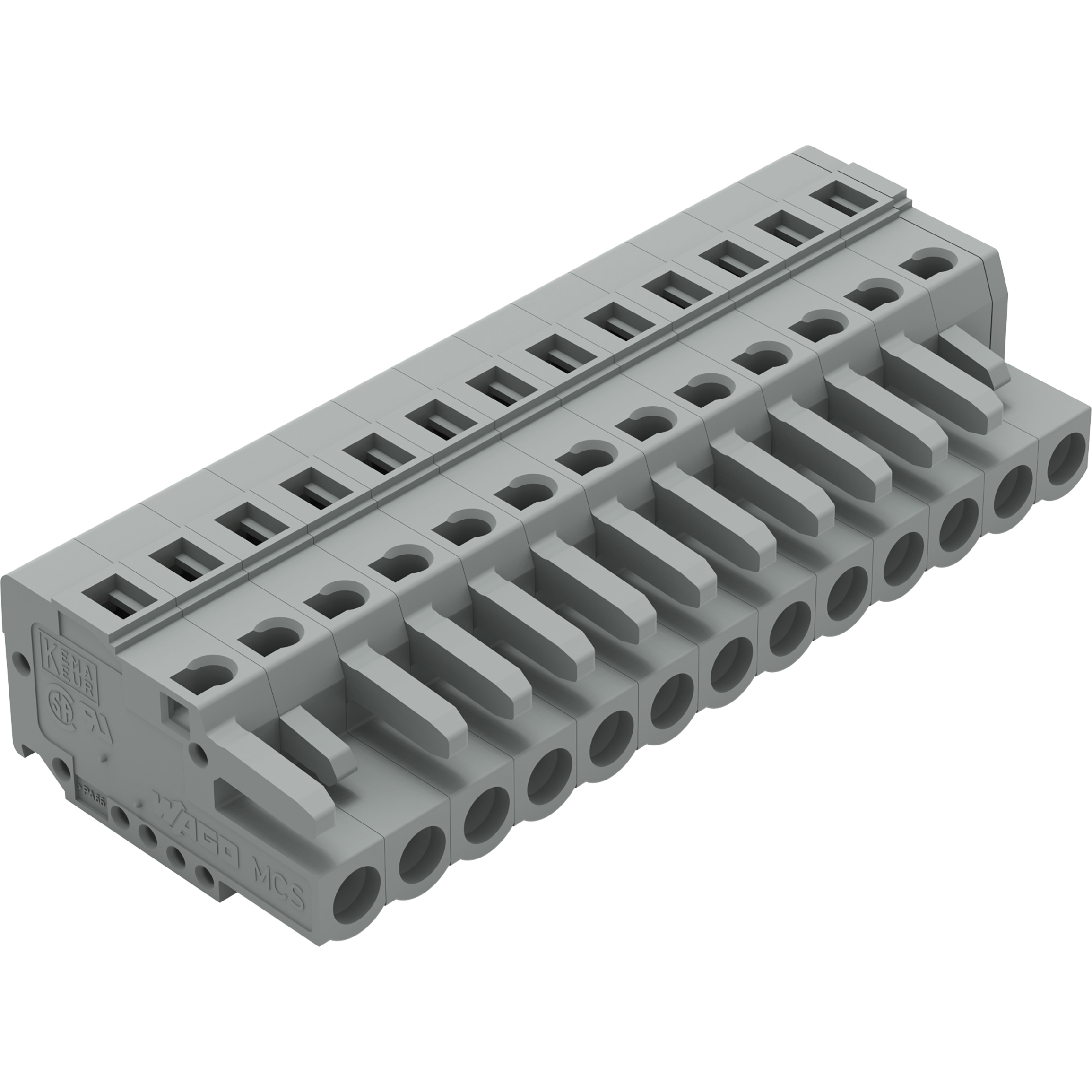 WAGO-231-113/026-000 Steckverbinder, Klemmenblöcke 1-Conductor Female Plug, 2.5 mm2, Pin spacing 5 mm, 13-pole