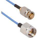 Amphenol SV Microwave-7012-1301 Kabelbaugruppen Koaxial Cable Assembly 0.047 Standard FLEX-TRA 0.152m SMP to SMA F-M Bag