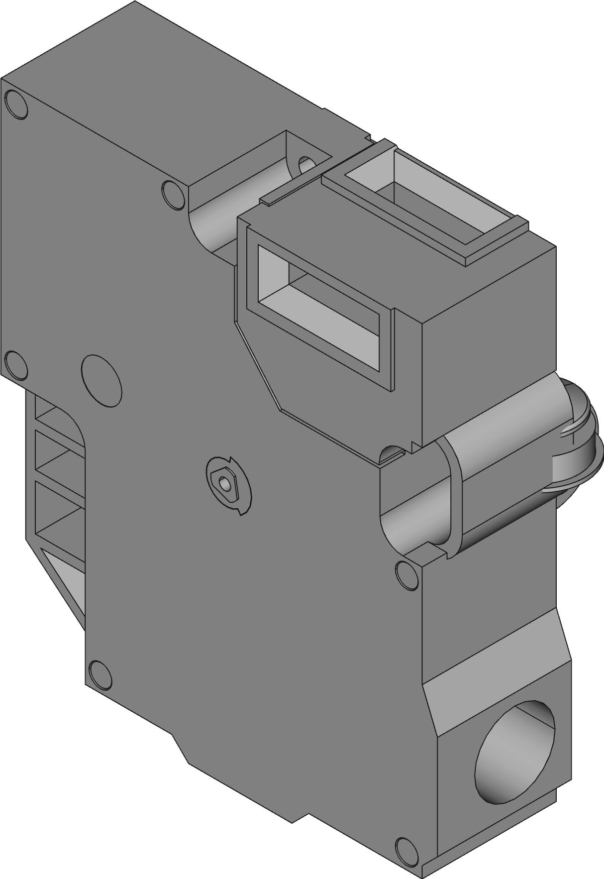Omron-D4JL-4NFA-C6 Schalter für Sicherheitsverriegelung Switch Safety Interlock N.O./N.C. DPST/SPST/DPST/SPST Key 3A 240VAC 250VDC 60N Screw Mount Conduit 1000000Cycles