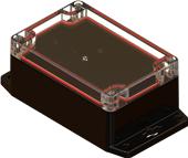 Serpac Electronic Enclosures-RBF53P06C16B Kästen, Gehäuse und Gestelle Black/Clear Polycarbonate Flange Mount Watertight Electronic Enclosure	 <h4><strong>CALIFORNIA&nbsp;PROPOSITION</strong> ⚠️<strong>65&nbsp;WARNING</strong>⚠️</h4>