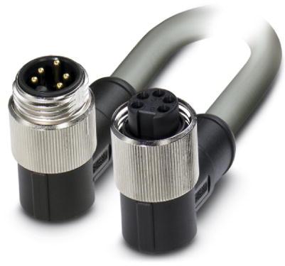 PHOENIX CONTACT-1419881 其他电缆组件 Sensor/Actuator 0.6m 14AWG Circular to Circular 5 to 5 Position PL-SKT