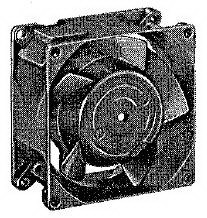 ebm-papst-8560N Sopladores y ventiladores AC Fan Axial Sleeve Bearing 115V/230V 27.5CFM/34CFM 31dB/35dB 79.5 X 79.5 X 38mm