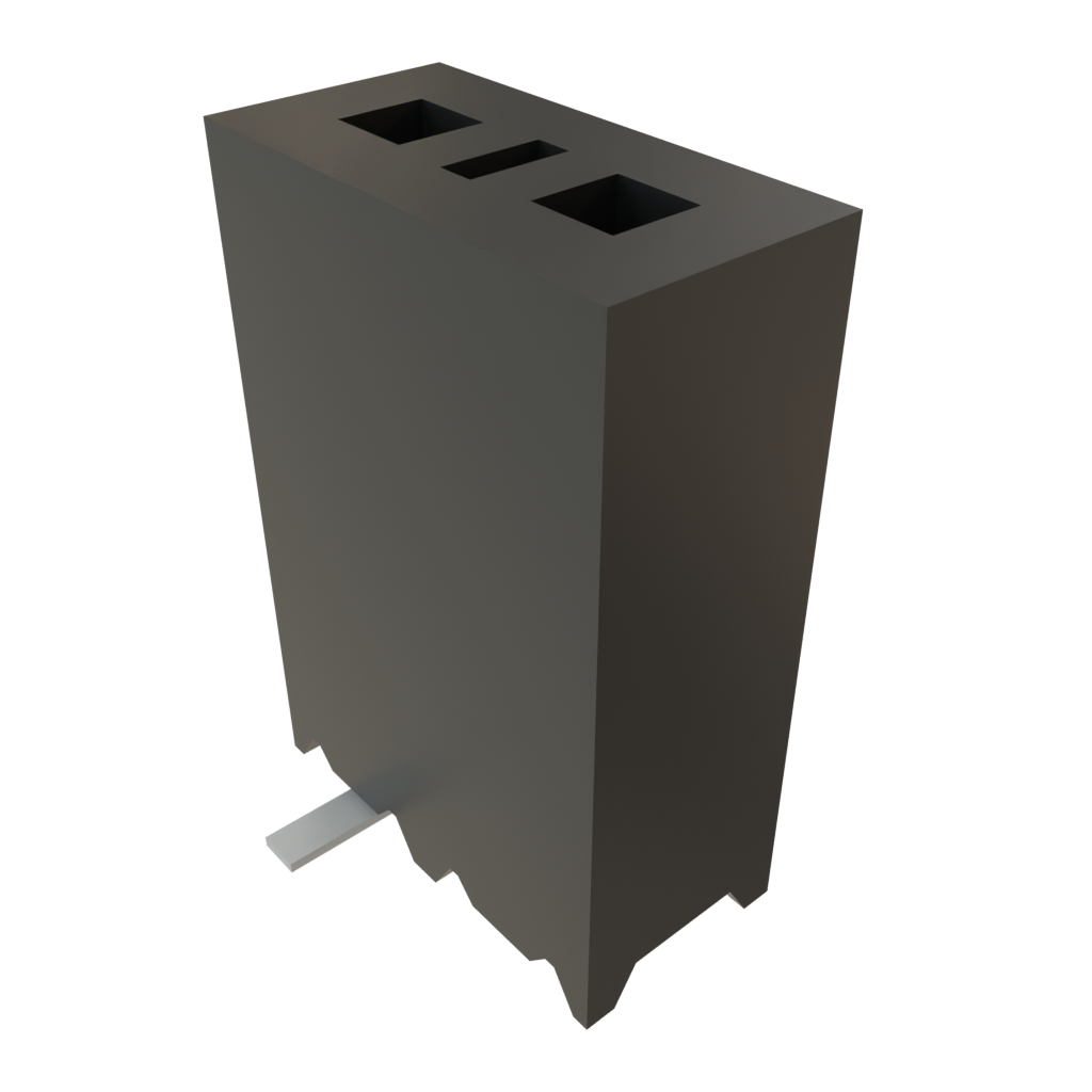 Samtec-SSM-102-L-SV Connector Headers and PCB Receptacles Conn Socket Strip SKT 2 POS 2.54mm Solder ST Top Entry SMD Bulk