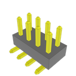 Conn Unshrouded Header HDR 8 POS 2mm Solder ST Top Entry SMD Bulk