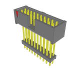 Conn Elevated Shrouded Header HDR 20 POS 2.54mm Solder ST Top Entry Thru-Hole Bulk
