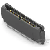 TE Connectivity-5767005-9 Steckverbinderleisten und Leiterplattenbuchsen Conn High Speed Fine Pitch Connector HDR 2Power/76Signal POS 2.54mm/0.64mm Solder ST SMD/Thru-Hole Box