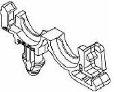 Delphi-12045468 null Fittings Clamp 0.35in Polypropylene