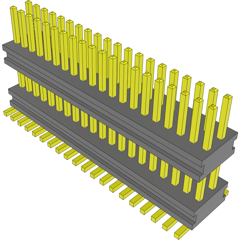 Samtec-AW-20-03-G-D-204-100 Steckverbinderleisten und Leiterplattenbuchsen Conn Board Stacker HDR 40 POS 0.8mm Solder ST SMD Tube