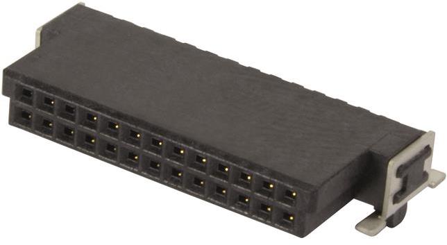 HARTING-15250126601000 Steckverbinderleisten und Leiterplattenbuchsen Conn Socket Strip F 12 POS 1.27mm Solder RA SMD har-flex® Reel