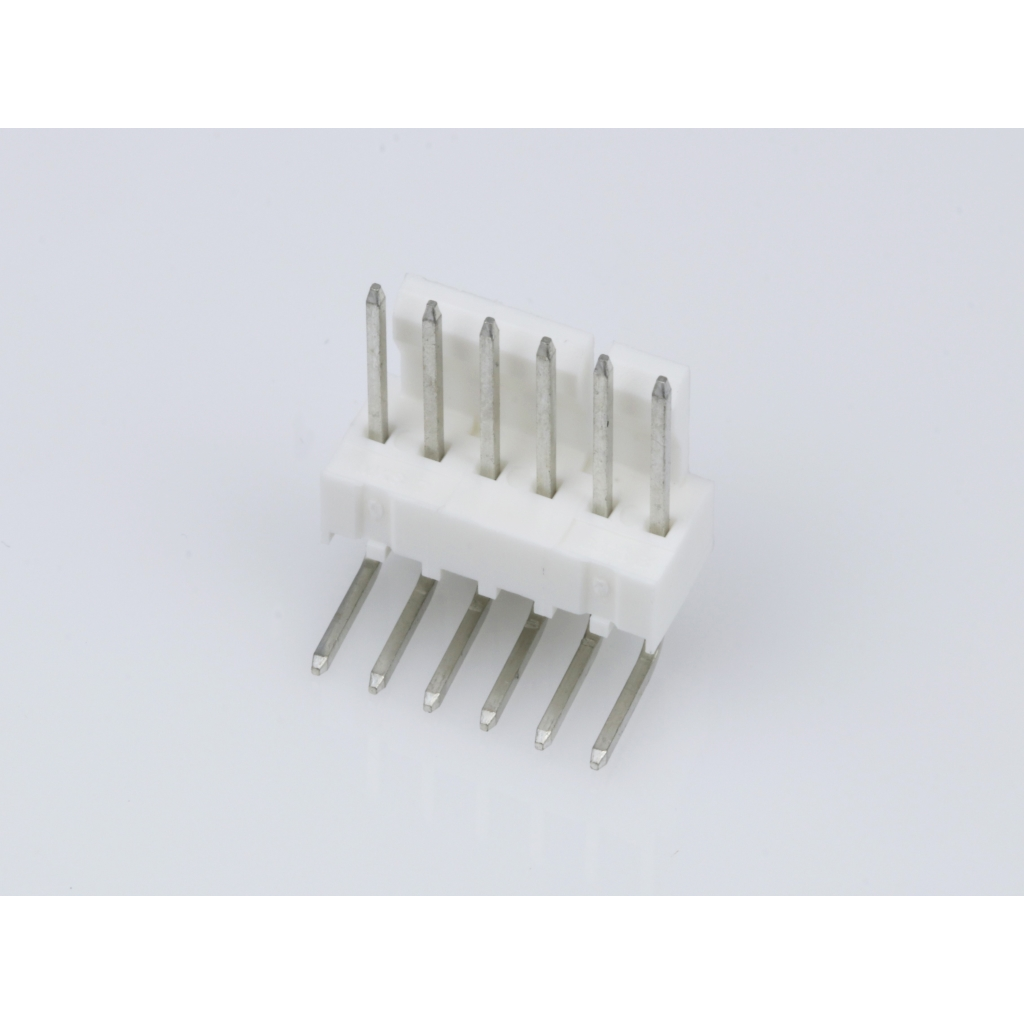 Molex-0022053061 Steckverbinderleisten und Leiterplattenbuchsen Conn Wire to Board HDR 6 POS 2.54mm Solder RA Side Entry Thru-Hole KK Bag