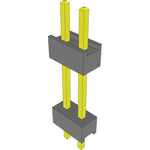 Conn Board Stacker HDR 2 POS 2.54mm Solder ST Top Entry Thru-Hole Bulk