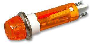 CamdenBoss Ltd-IND5032211-125-T/AMB Panel Mount Indicators Neon Lamp Panel Mount Indicator 2-Pin