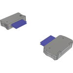 Samtec-ERCD-025-18.00-TEU-TBL-1-D Kabelbaugruppen Koaxial 34 AWG Coaxial Ribbon Cable Assembly