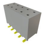 Conn Socket Strip SKT 10 POS 2mm Solder ST Top Entry SMD Tube