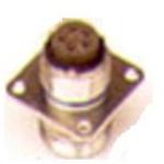 Aero-Electric Connector-AE83383W803N Steckverbinder, rund Conn Circular PIN 3 POS Crimp ST Wall Mount 3 Terminal 1 Port