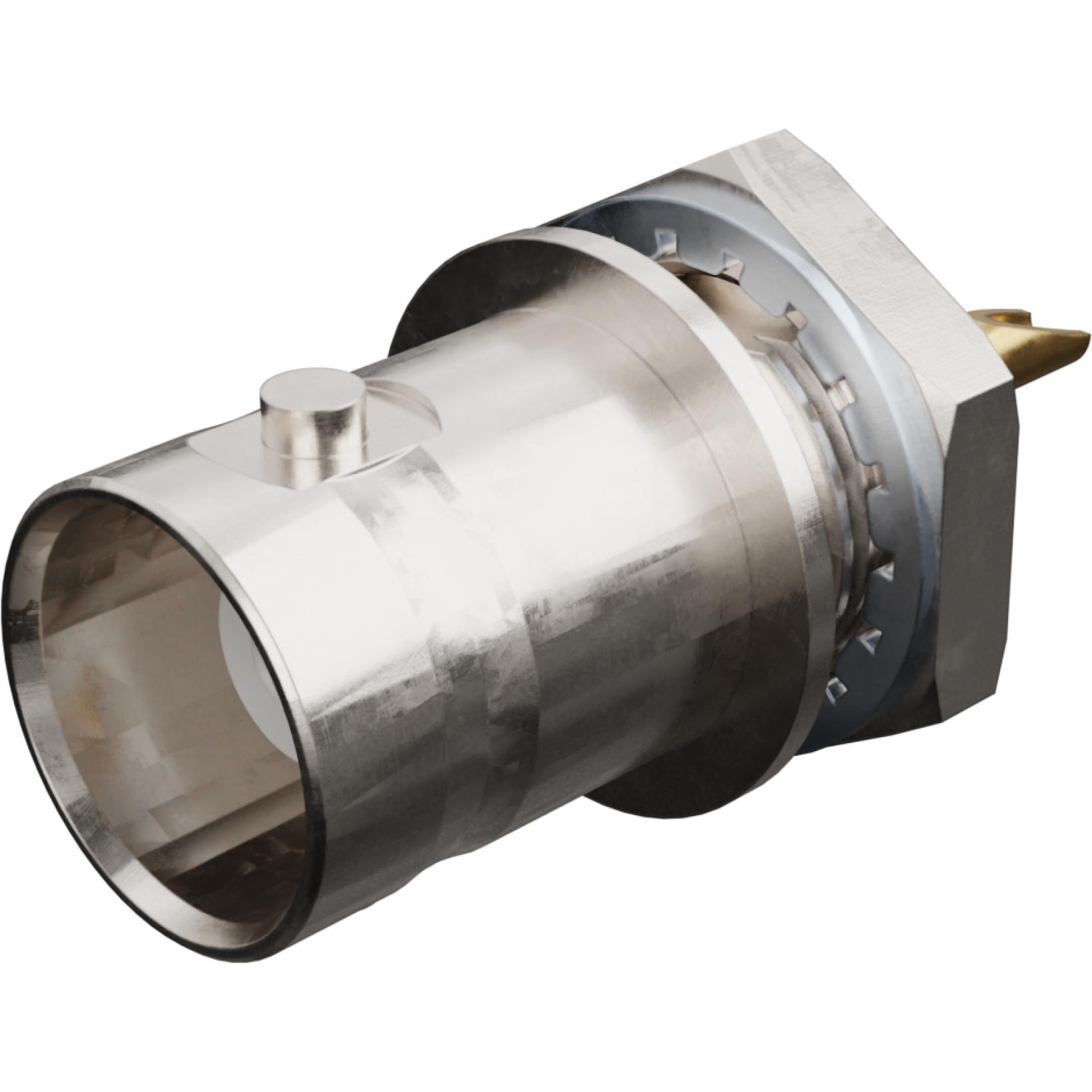 Molex-73100-0195 Raccordement FR Conn BNC 0Hz to 2GHz 50Ohm Solder Pot ST Panel Mount RCP Gold Bag