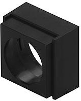 EAO-200-4001-00 Accesorios del interruptor Switch Access Square Front Bezel Keylock Switch/Selector Switch