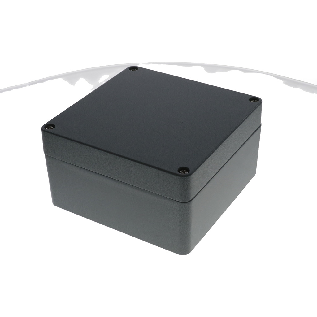 Molex-8100.8030.0 箱、罩及架 GWconnect® STD - Standard Enclosure , Die-cast Aluminum, S-8100 Series, without External Mounting Flanges, 180 x 180 x 101mm Outside Dimensions, Grey RAL 7001