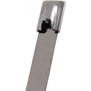 NTE Electronics-04-08250SS Sujetacables Cable Ties, Lock Ball Stainless Steel 50.3mm 1112.05N Bag