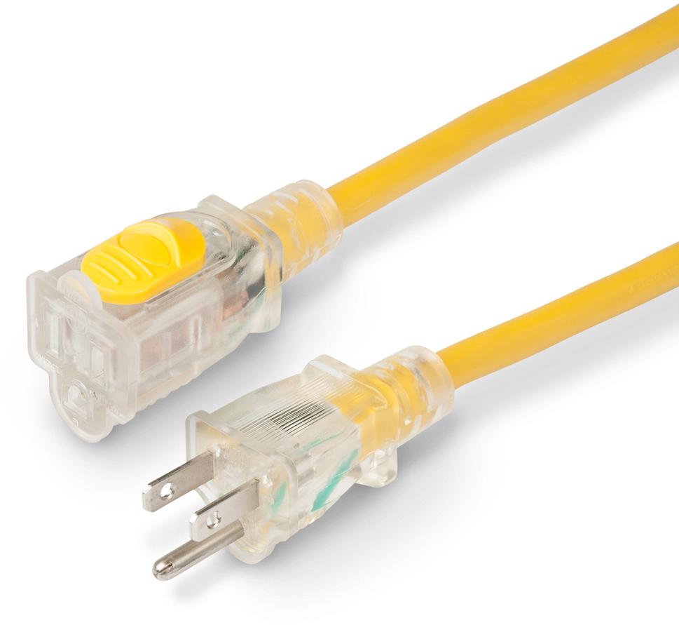 Marinco-150025 Cable Assembly AC Power 25 Inch 14/3 15A Locking Extension Cord