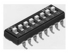 ALPS ALPINE CO., LTD-SSGM640200 Switch DIP Switch DIP ON OFF SPST 4 Top Slide 0.1A 50VDC Gull Wing 3000Cycles 2.54mm SMD T/R