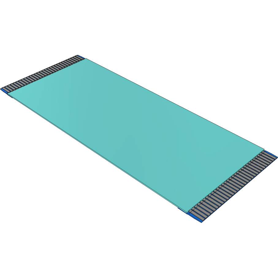 Samtec-FJ-30-D-02.70-4 Assemblaggio cavo a nastro piatto Cable Assembly 0.068m 1mm 30 to 30POS FFC to FFC Bulk