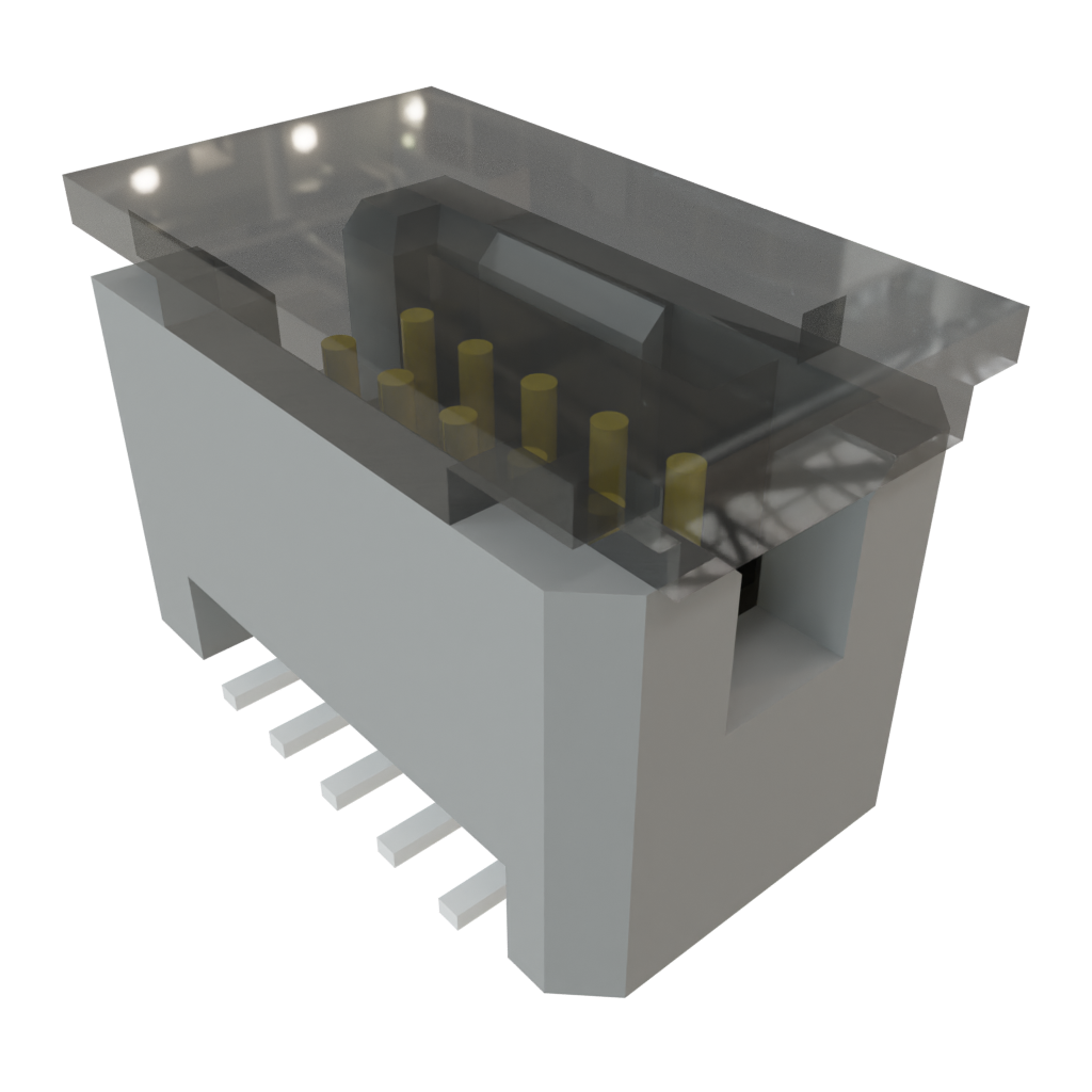 Samtec-TFM-105-02-S-D-P Steckverbinderleisten und Leiterplattenbuchsen Conn Shrouded Header (4 Sides) HDR 10 POS 1.27mm Solder ST Top Entry SMD TIGER EYE™ Tube