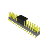 Conn Unshrouded Header HDR 34 POS 2.54mm Solder ST Top Entry SMD Tube