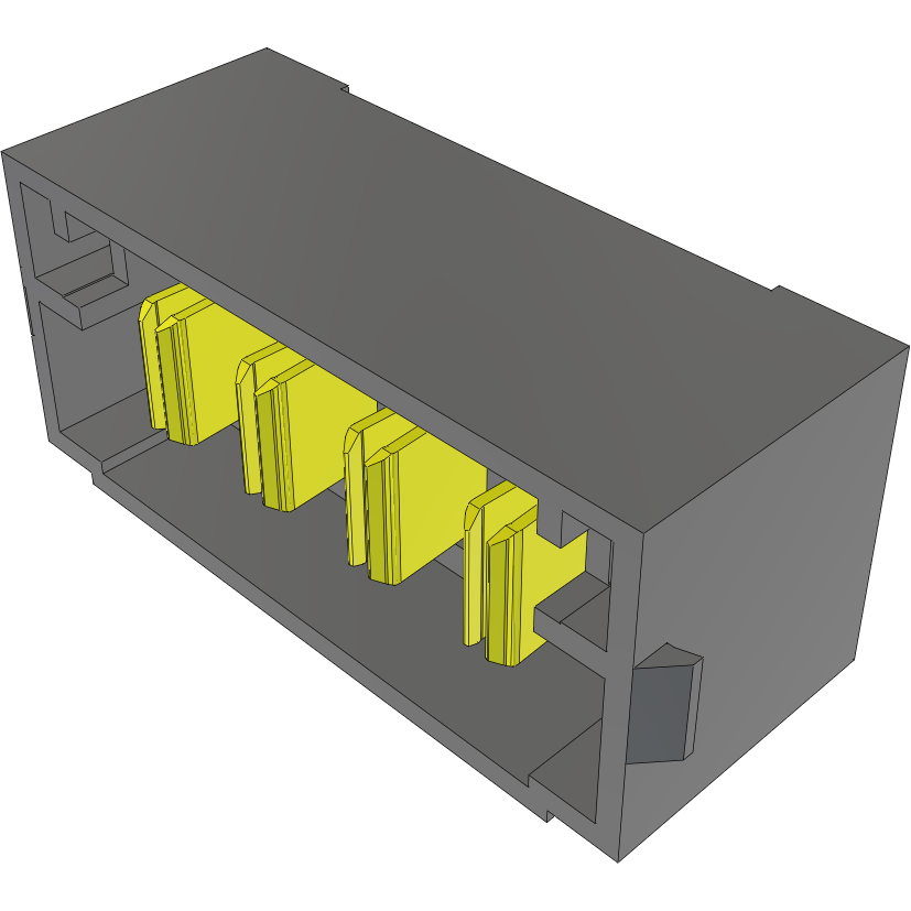 Samtec-MPT-04-6.30-03-L-V 连接器插头及 PCB 插座 Conn Terminal Strip M 4Power POS 5mm Solder ST Top Entry Thru-Hole Tray