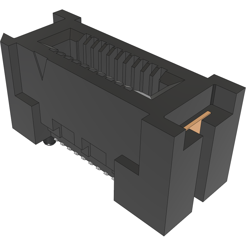 Samtec-HSEC8-110-01-S-DV-A-WT Raccordement de bord de carte Conn High Speed Combo Card Edge SKT 20 POS 0.8mm Solder ST SMD EDGE RATE® Tray