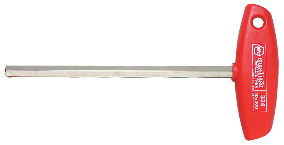 Wiha Tools USA-33412 Hex Keys Application Tools, Hex T-Handle 5.0 x 350mm