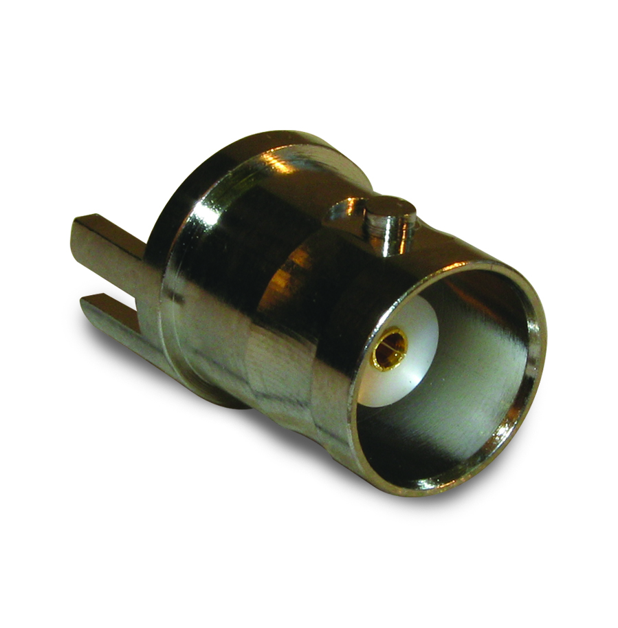 Amphenol RF-112640 Connector RF Conn BNC 0Hz to 4GHz 50Ohm Solder ST Edge Mount F Gold