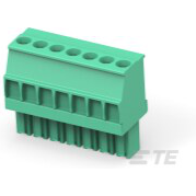 TE Connectivity-1986370-7 连接器接线板 Conn Eurostyle Block F 7 POS 3.5mm Screw ST Cable Mount 11A/Contact