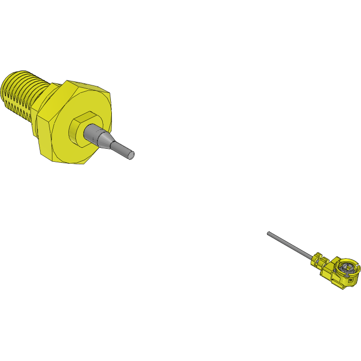 Samtec-MH113-01SB1-MH1RP-0110 Kabelbaugruppen Koaxial Cable Assembly Coaxial 0.11m 32AWG SMA to MHF1 F-PL Bulk