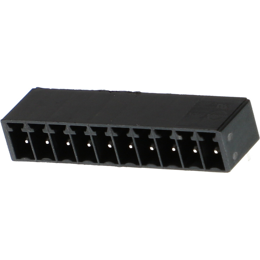 Molex-0395021010 Steckverbinderleisten und Leiterplattenbuchsen Conn Shrouded Header (4 Sides) HDR 10 POS 3.5mm Solder RA Side Entry Thru-Hole Eurostyle