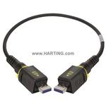 HARTING-09454452901 USB Kabelbaugruppen Copper Cable, Cable Assemblies, USB, Pre-Assembled on Both Sides