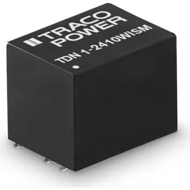 Traco Power-TDN 1-2410WISM DC to DC Converter and Switching Regulator Module Module DC-DC 24VIN 1-OUT 3.3V 0.3A 1W 6-Pin DIP SMD Module