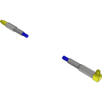 Cable Assembly Coaxial 0.28m 30AWG MMCX to MMCX PL-PL Bag