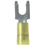 Fork Terminal 10-12AWG Copper Yellow 26.67mm Tin Loose