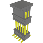 Samtec-FW-05-05-G-D-411-089-A-P-TR Steckverbinderleisten und Leiterplattenbuchsen Conn Board Stacker HDR 10 POS 1.27mm Solder ST Top Entry SMD FLEX STACK™ T/R