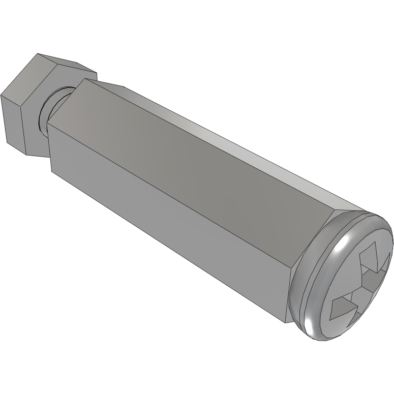 Samtec-SO-1415-03-01-01 Distanzhülsen Standoff Hex M/F 4-40-THD 4.76mm-A/F 4.76mm-LG Aluminum 6061