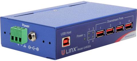 Advantech-UHR304 集线器和交换机 Hub 4 Port 12Mbps USB 2.0 USB